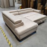 Narożnik PETER L - Monolith 02 - beżowy - OUTLETU