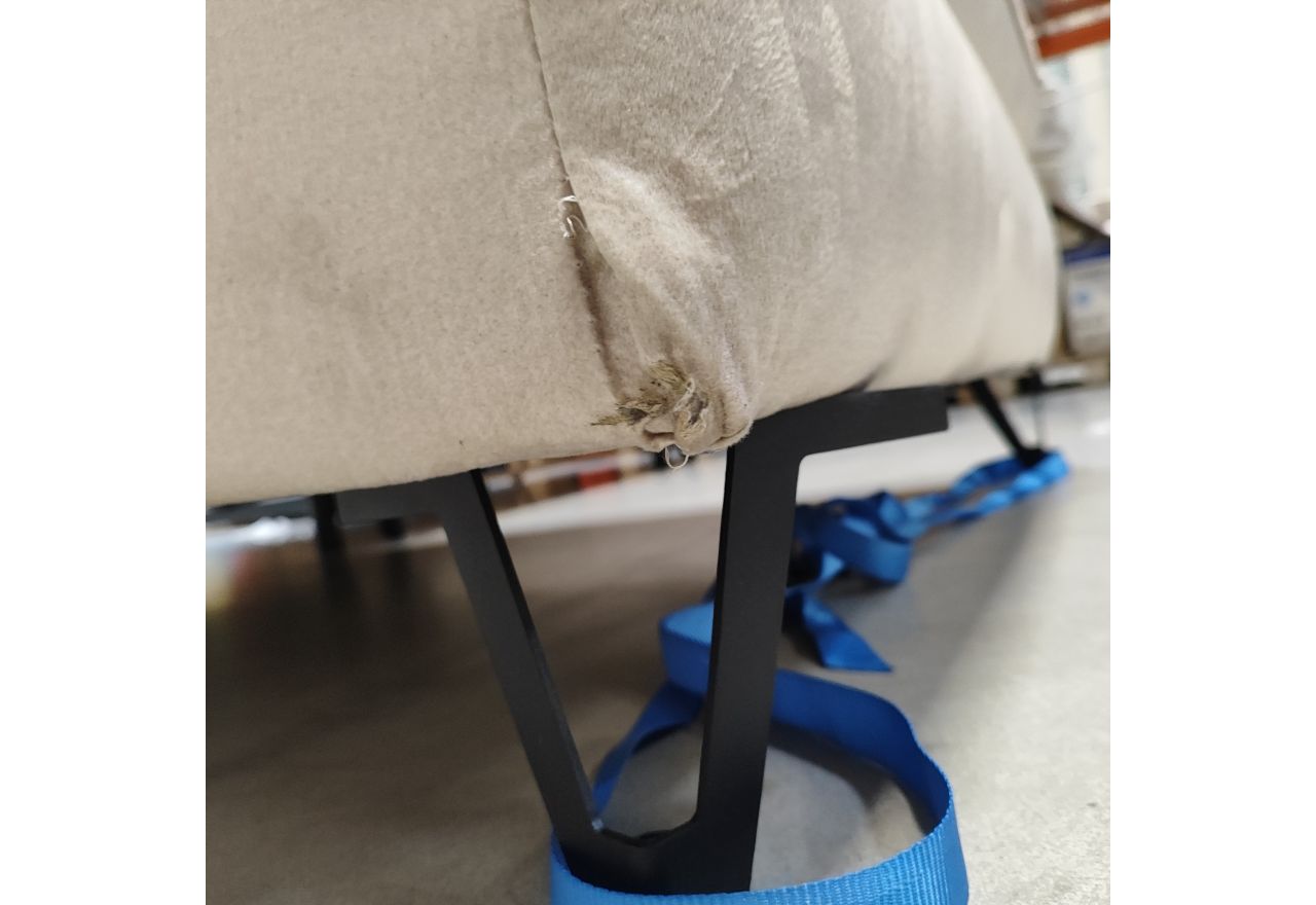 Narożnik PETER L - Monolith 02 - beżowy - OUTLETU