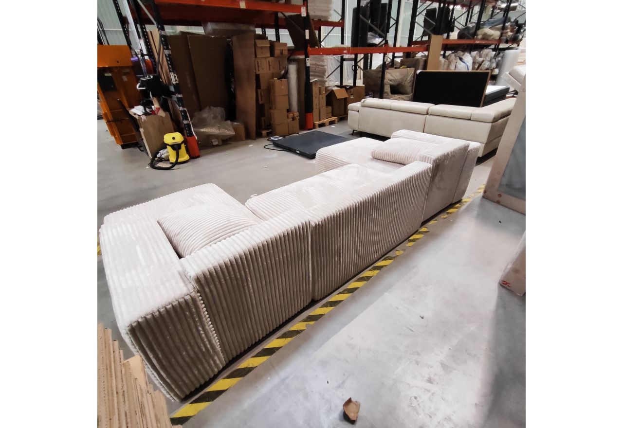 Narożnik TRENTINO U - Tilia 01 - beżowy - OUTLETU