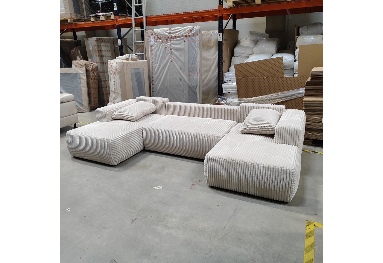 Narożnik TRENTINO U - Tilia 01 - beżowy - OUTLETU