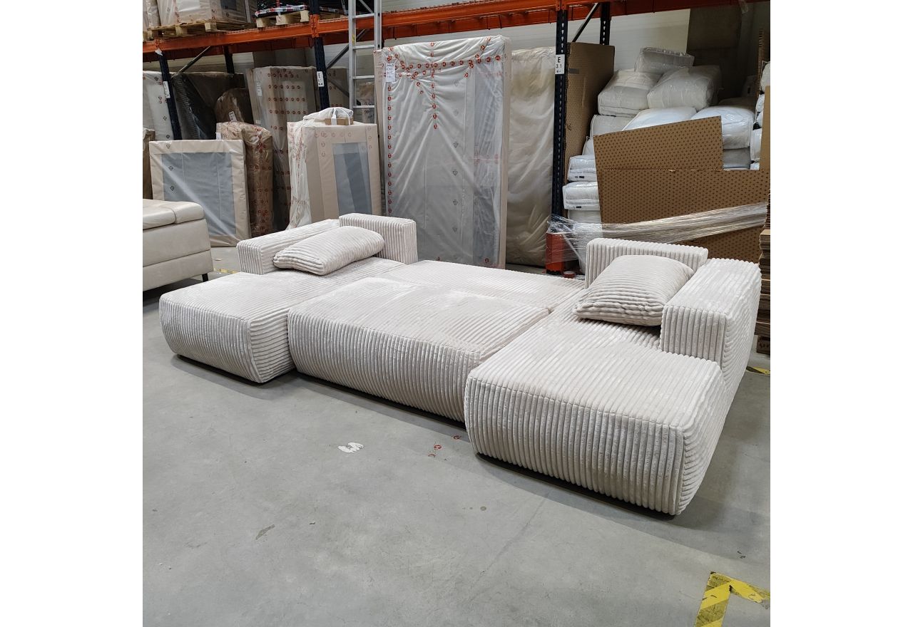 Narożnik TRENTINO U - Tilia 01 - beżowy - OUTLETU