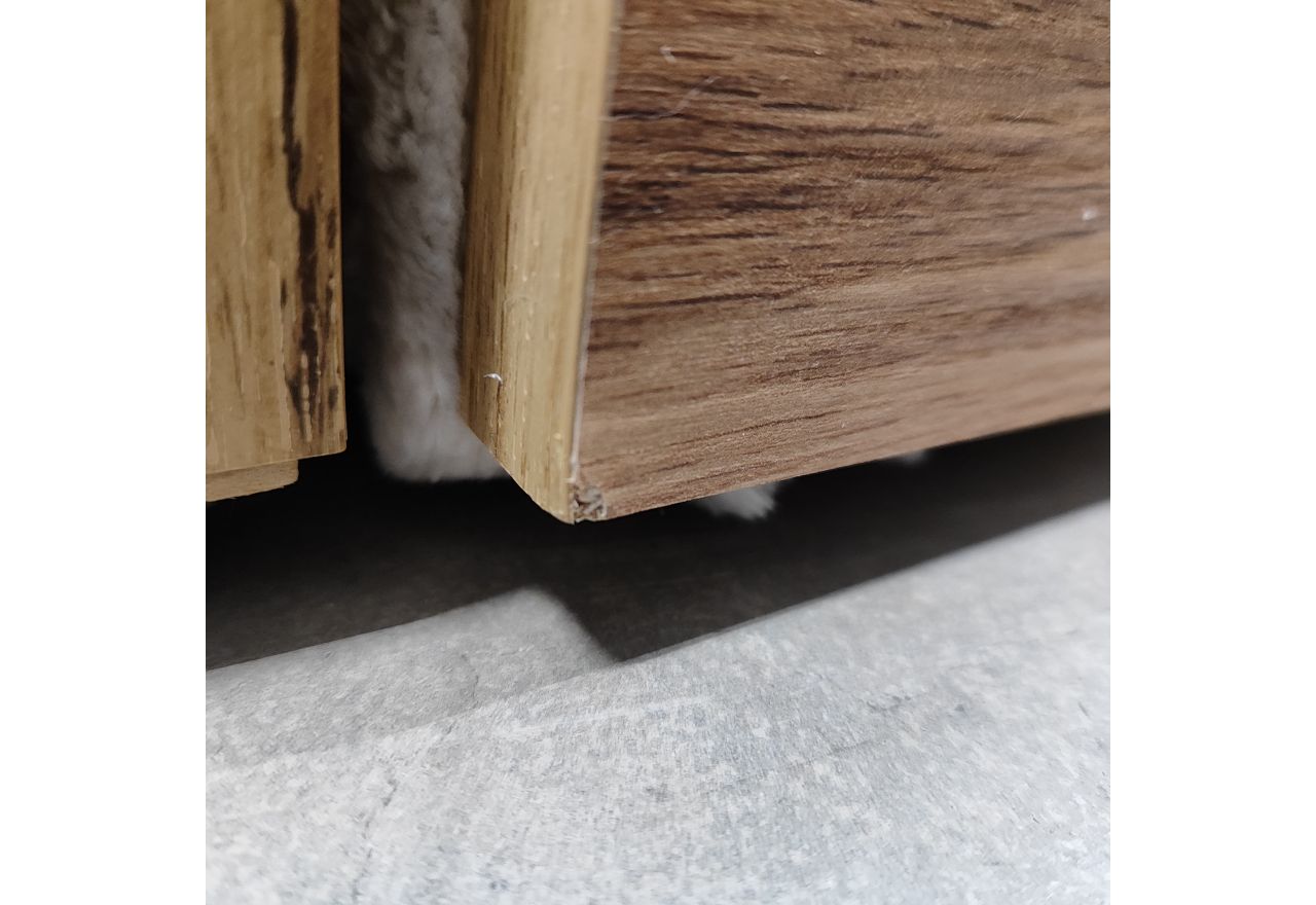 Łóżko kontynentalne WOOD CLASSIC KING 180x200 - Tilia 01 - beżowy - OUTLETU