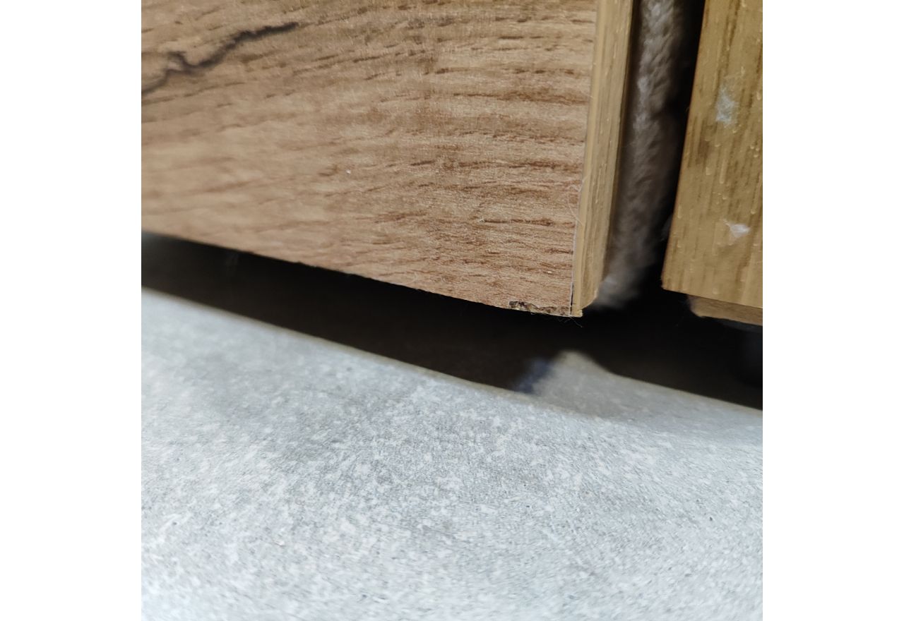 Łóżko kontynentalne WOOD CLASSIC KING 180x200 - Tilia 01 - beżowy - OUTLETU