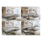 Narożnik PETER U - Matana 01 - jasny szary - OUTLET