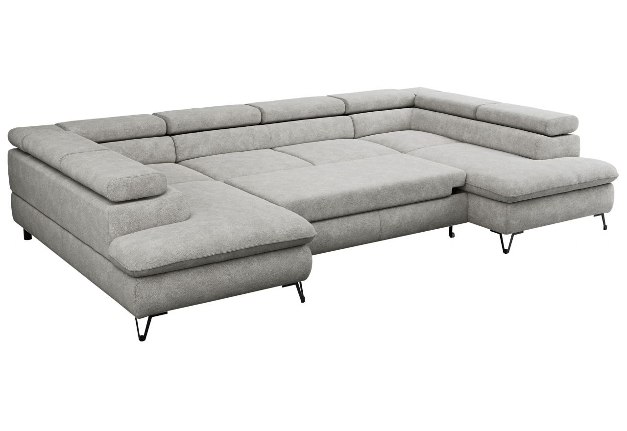 Narożnik PETER U - Matana 01 - jasny szary - OUTLET