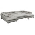 Narożnik PETER U - Matana 01 - jasny szary - OUTLET