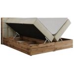 Łóżko kontynentalne ALBERO 1 180x200 - Monolith 02 - beżowy - OUTLET