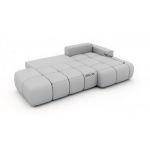 Narożnik LORAN L - strona prawa - brązowy, welwet