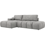 Narożnik LORAN L - strona lewa - jasnoszary, welwet