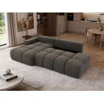 Narożnik LORAN L - strona lewa - ciemnoszary, welwet