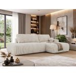 Narożnik TAREN L - strona prawa - beżowy, sztruks