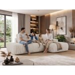 Narożnik TAREN L - strona prawa - beżowy, sztruks