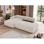 Narożnik TAREN L - strona lewa - beżowy, sztruks