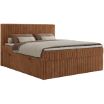 Łóżko kontynentalne TILIANO 140x200 - Tilia 56 - pomarańczowy - OUTLET