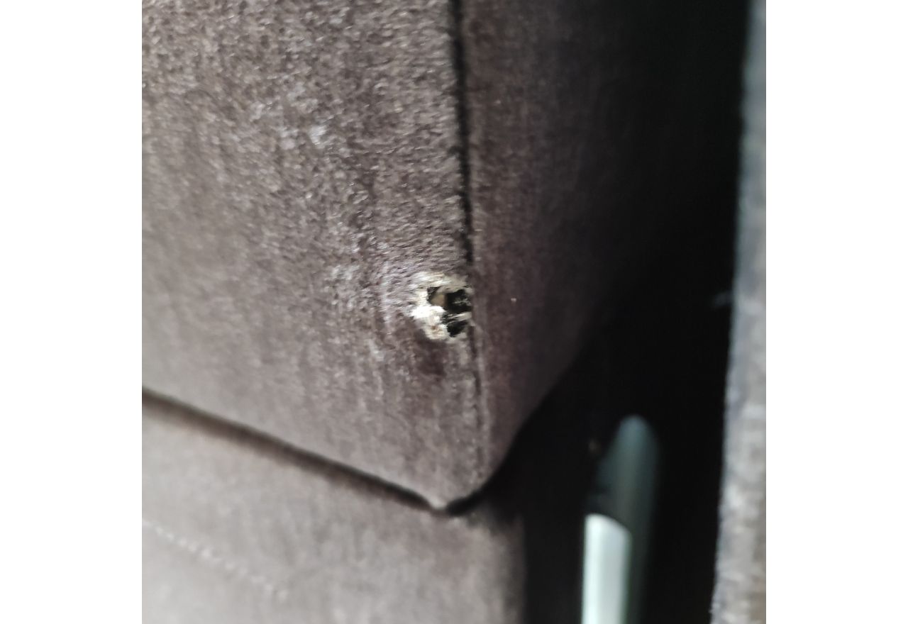 Łóżko kontynentalne, elektrycznie sterowane z pilota - ELECTRO 180x200 - Monolith 92 - ciemny szary - OUTLETU