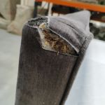 Łóżko kontynentalne, elektrycznie sterowane z pilota - ELECTRO 180x200 - Monolith 92 - ciemny szary - OUTLETU