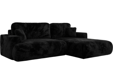 Narożnik - OVO L - Lapit 19 - czarny - OUTLETU