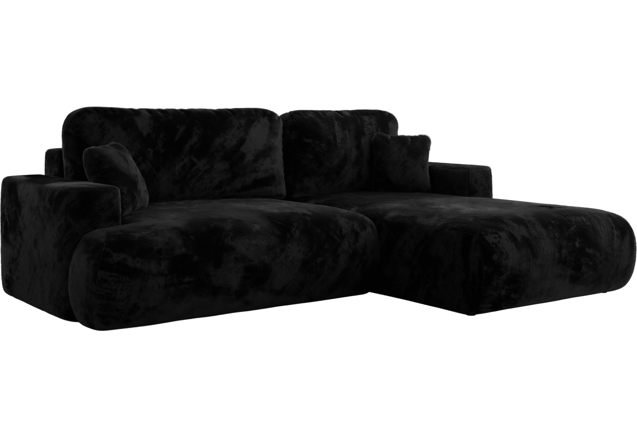 Narożnik - OVO L - Lapit 19 - czarny - OUTLETU