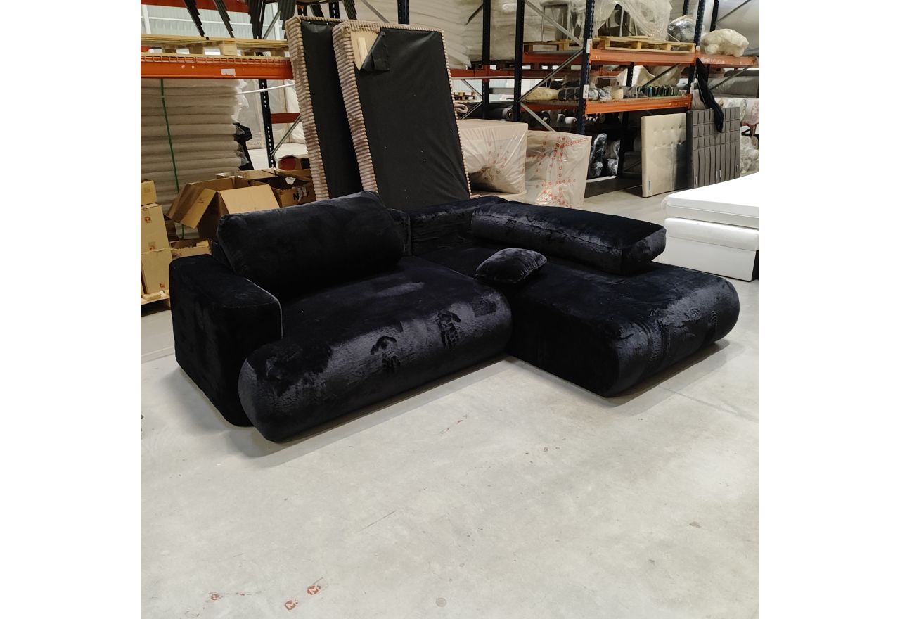 Narożnik - OVO L - Lapit 19 - czarny - OUTLETU