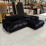 Narożnik - OVO L - Lapit 19 - czarny - OUTLETU