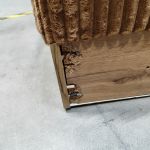 Łóżko kontynentalne WOOD CLASSIC KING 160x200 - Tilia 56 - pomarańczowy - OUTLETU