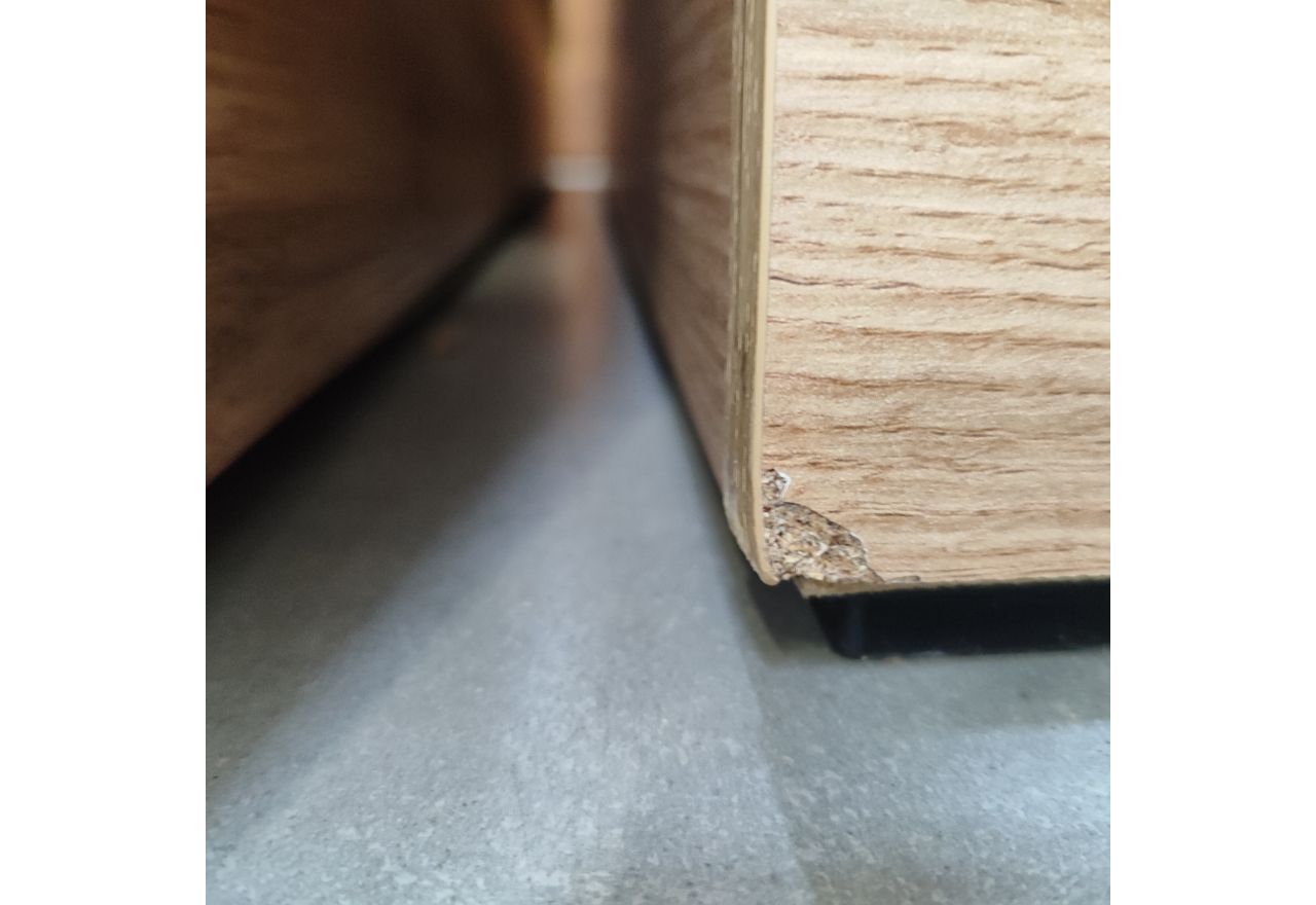 Łóżko kontynentalne WOOD CLASSIC KING 160x200 - Tilia 56 - pomarańczowy - OUTLETU