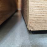 Łóżko kontynentalne WOOD CLASSIC KING 160x200 - Tilia 56 - pomarańczowy - OUTLETU