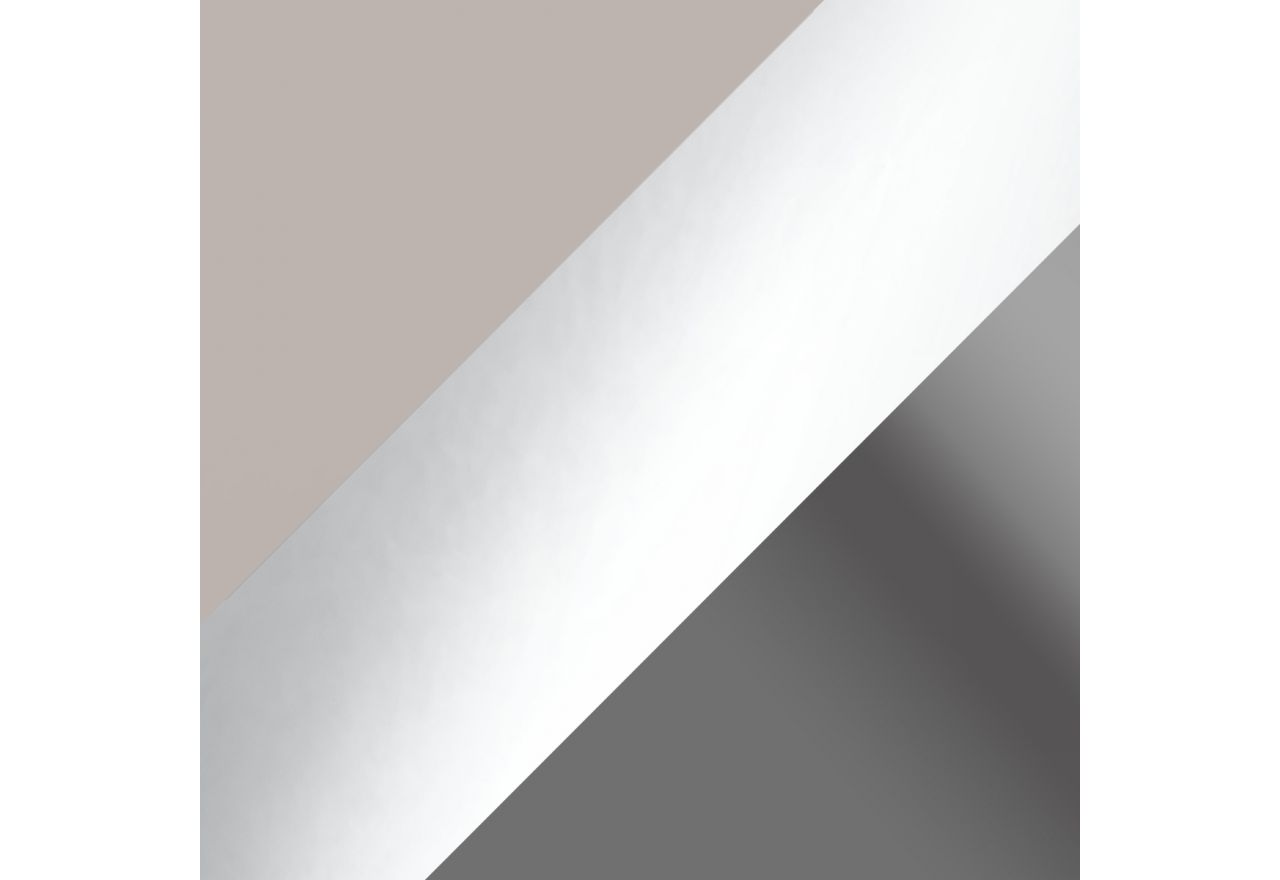 Szafa przesuwna WALENCJA 120 cm - kaszmir/szary z lustrem