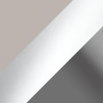 Szafa przesuwna WALENCJA 150 cm - kaszmir/szary z lustrem