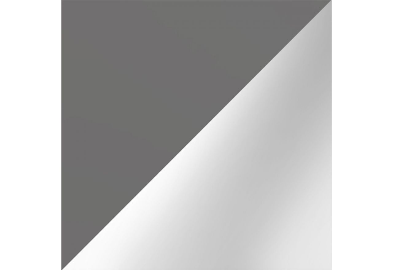 Szafa przesuwna DUBROWNIK 120 cm - szary z lustrem