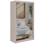 Szafa przesuwna DUBROWNIK 120 cm - kaszmir z lustrem