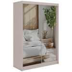 Szafa przesuwna DUBROWNIK 150 cm - kaszmir z lustrem