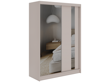 Szafa przesuwna GRECJA 150 - kaszmir z lustrem