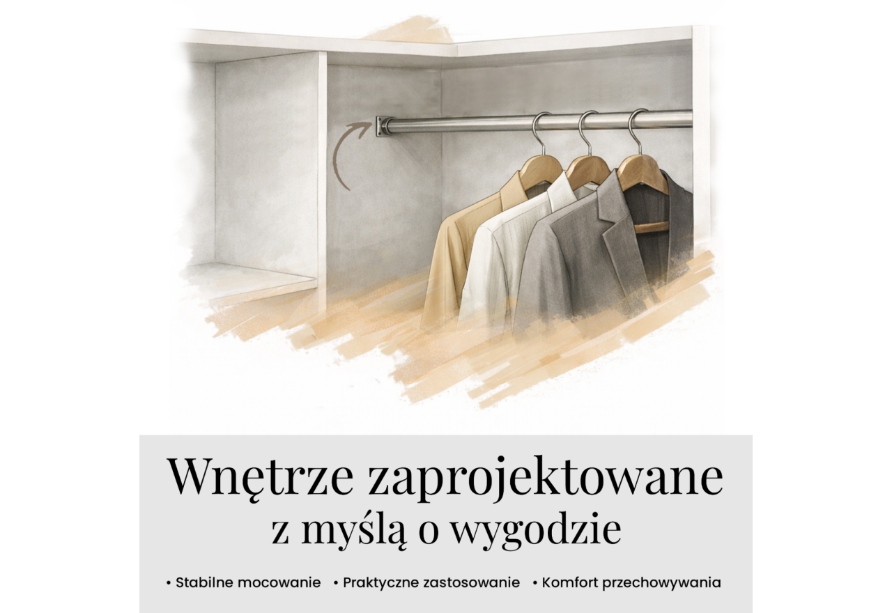 Szafa przesuwna GRECJA 150 cm - kaszmir z lustrem