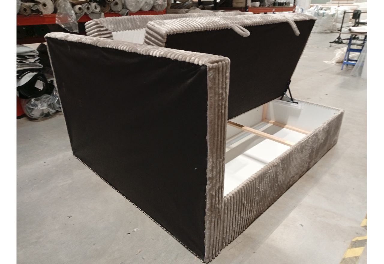 Łóżko kontynentalne TILIANO 180x200 - Tilia 11 - jasny brązowy - OUTLETU