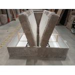 Łóżko kontynentalne TILIANO 180x200 - Tilia 11 - jasny brązowy - OUTLETU