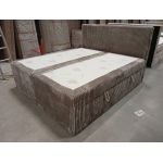 Łóżko kontynentalne TILIANO 180x200 - Tilia 11 - jasny brązowy - OUTLETU