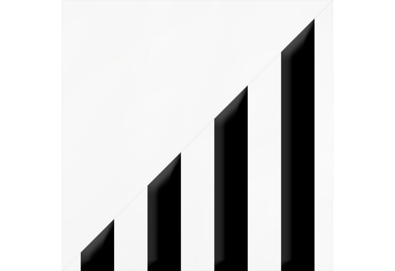 Szafa przesuwna NAURU 150 cm - biały z lamelami czarnymi