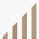 Szafa przesuwna NAURU 180 cm - biały z lamelami dąb aristan + 2 szuflady