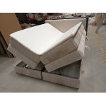 Łóżko kontynentalne TILIANO KING 160x200 - Tilia 01 - beżowy - OUTLETU