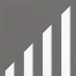 Szafa przesuwna LUMOS 120 cm - szary, z lamelami białymi