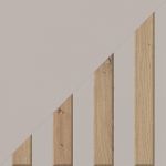 Szafa przesuwna LUMOS 120 cm - kaszmir, z lamelami dąb aristan