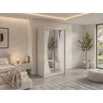 Szafa przesuwna VERONA 120 cm - kaszmir z lustrem