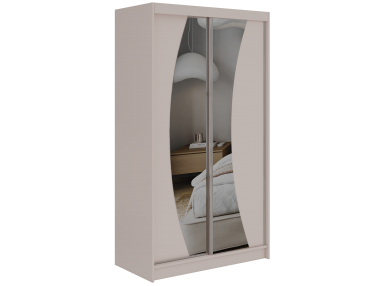 Szafa przesuwna VERONA 120 - kaszmir z lustrem