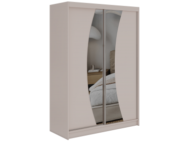 Szafa przesuwna VERONA 150 - kaszmir z lustrem