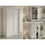 Szafa przesuwna MACEDONIA 120 cm - biały