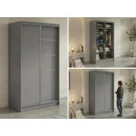 Szafa przesuwna MACEDONIA 120 cm - szary
