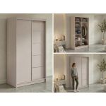 Szafa przesuwna MACEDONIA 120 cm - kaszmir