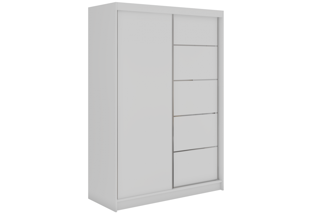 Szafa przesuwna MACEDONIA 150 cm - biały