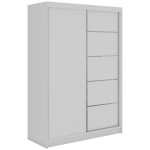 Szafa przesuwna MACEDONIA 150 cm - biały